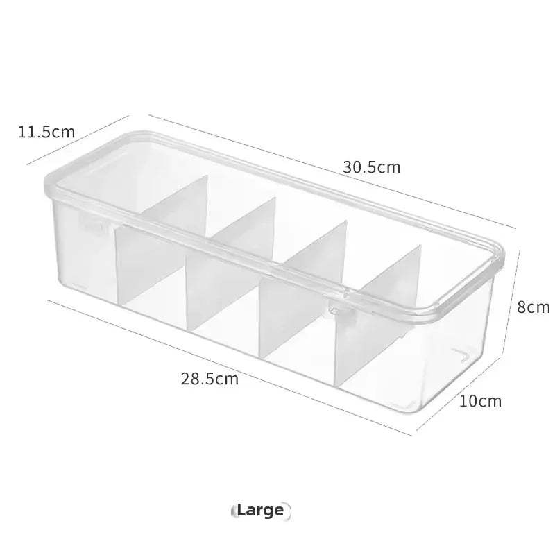 Boîte Câbles Transparente Compartiments Couvercle