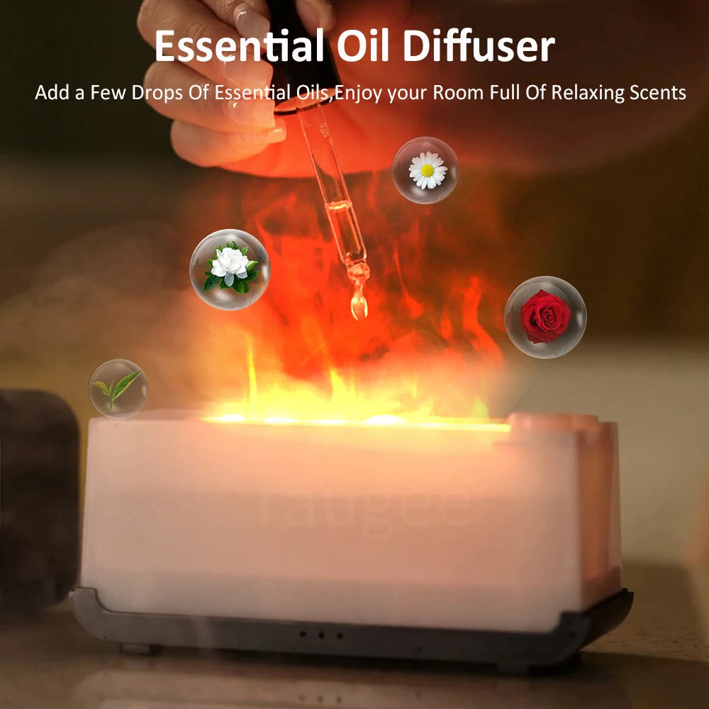 Humidificateur Mini Flamme LED — Diffuseur Arômes
