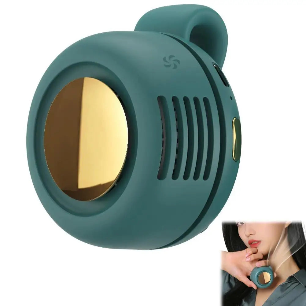 Ventilateur Portable Sans Pales — Clip Ceinture & Cou, 3 Vitesses