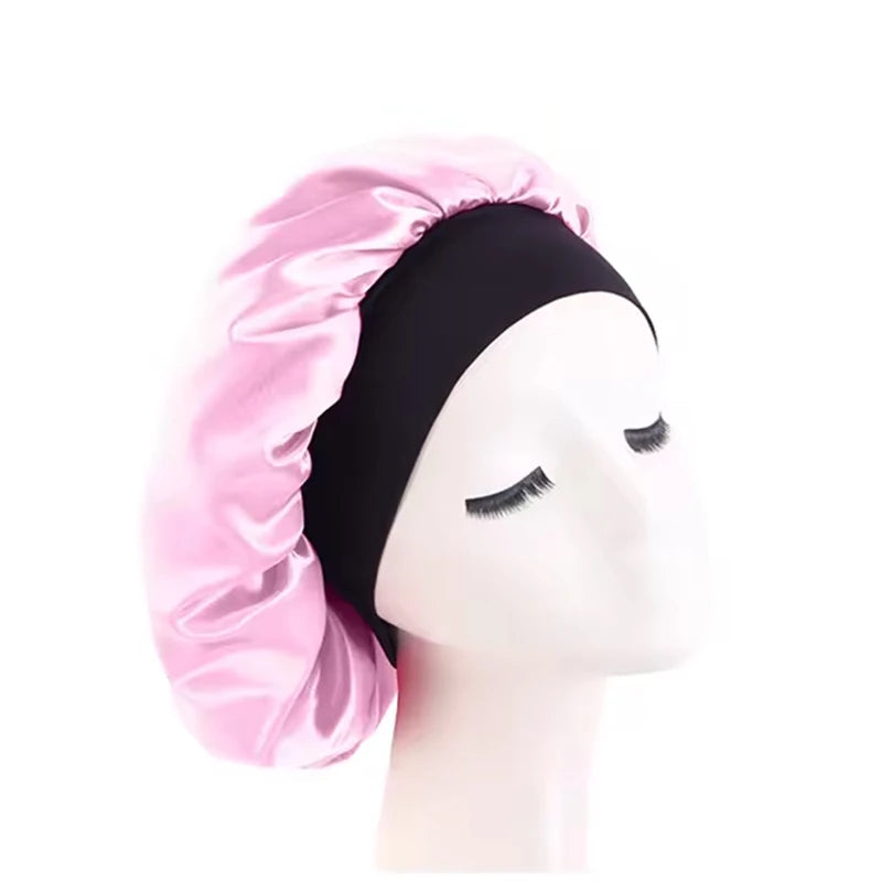 Bonnet de nuit en satin — Protection cheveux afro, tresses & locks
