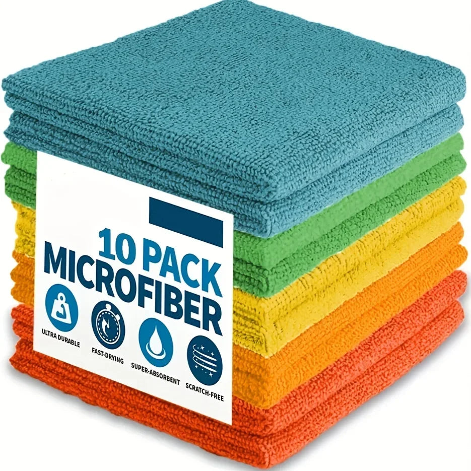 Chiffons microfibre multi-usages — Cuisine, salle de bain & surfaces délicates