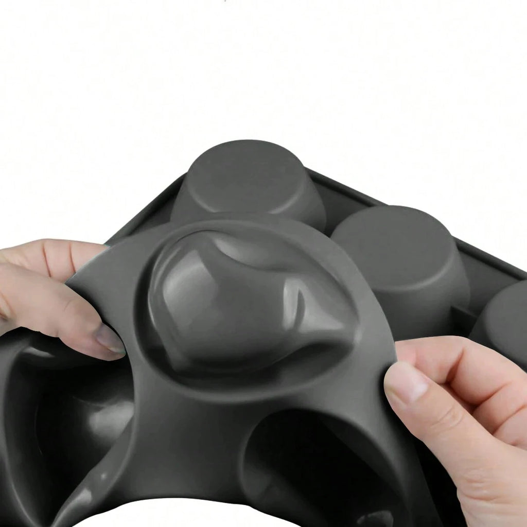 Moule Silicone 12 Cavités — Muffins, Cupcakes & Chocolats