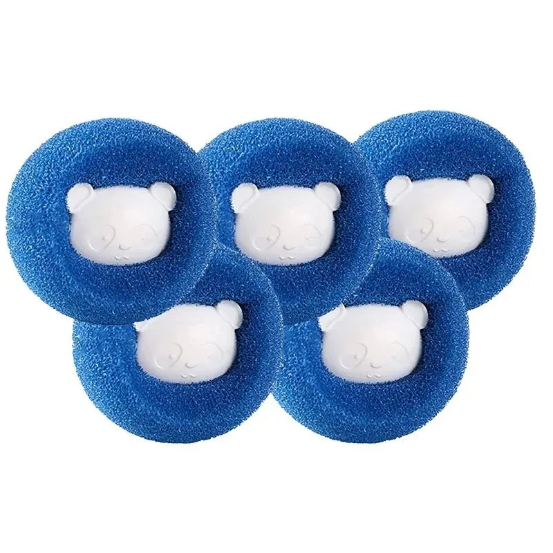Boules attrape-poils machine à laver — Réutilisables, anti-peluches