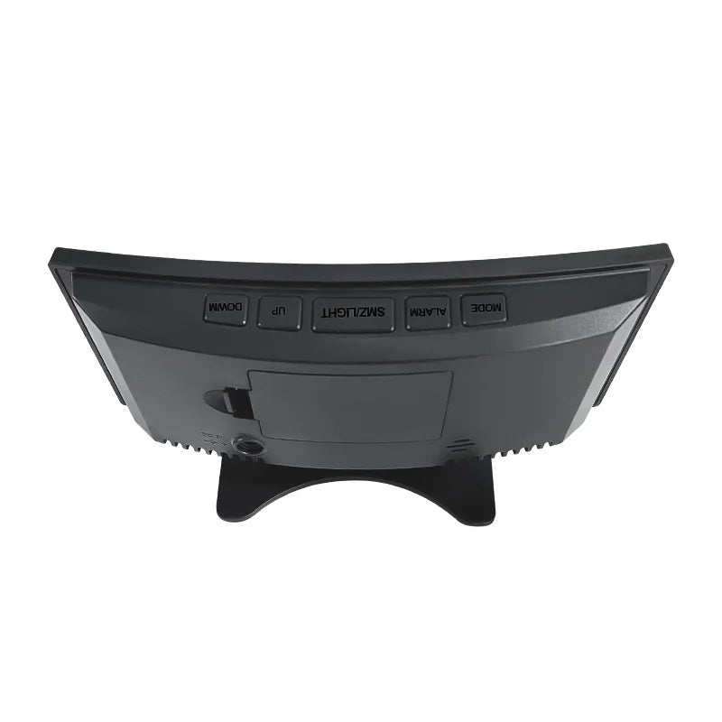 Réveil Digital LED Miroir — Chambre Bureau