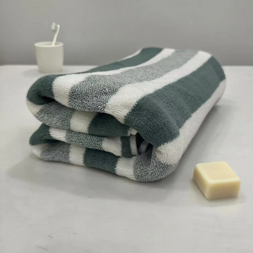 Serviette de bain épaisse — Ultra-absorbante, séchage rapide