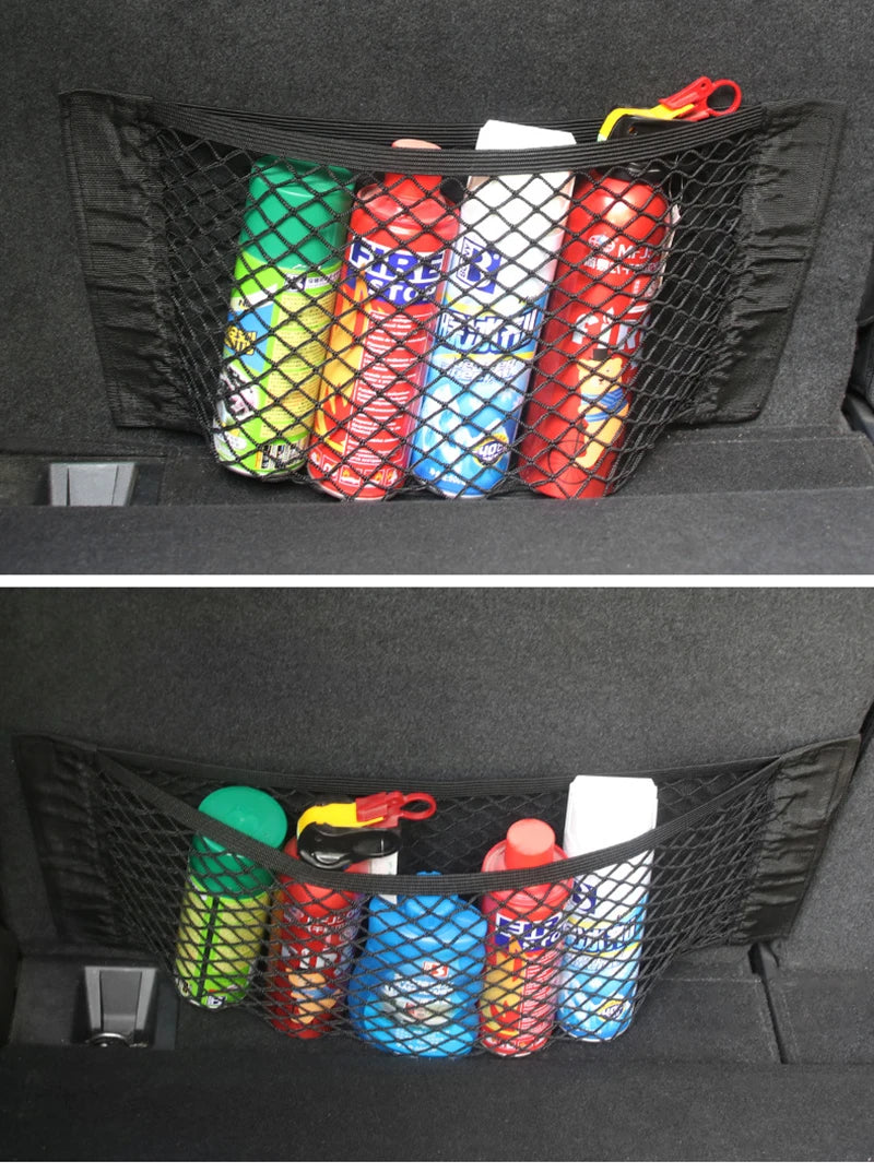 Filet de Rangement Élastique Coffre Voiture