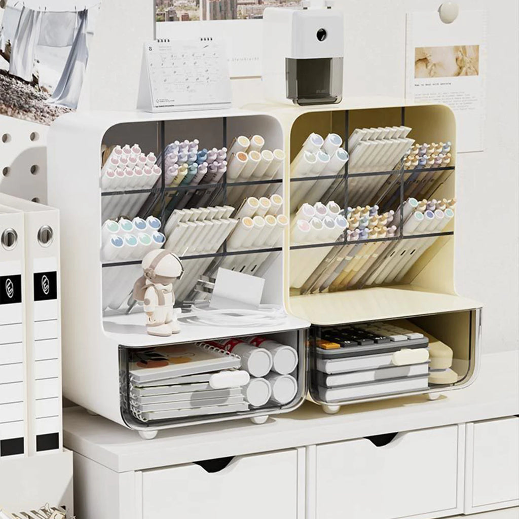 Organisateur Bureau Acrylique Multi-niveaux Transparent