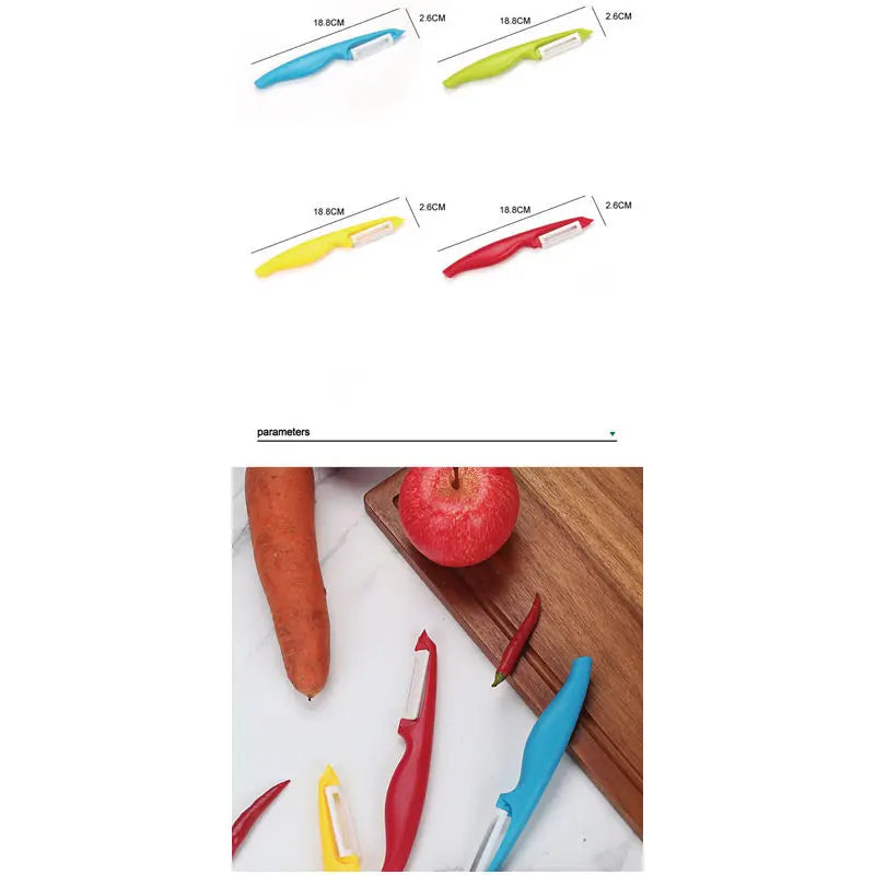 Éplucheur Multifonction Lame Inox — Légumes & Fruits