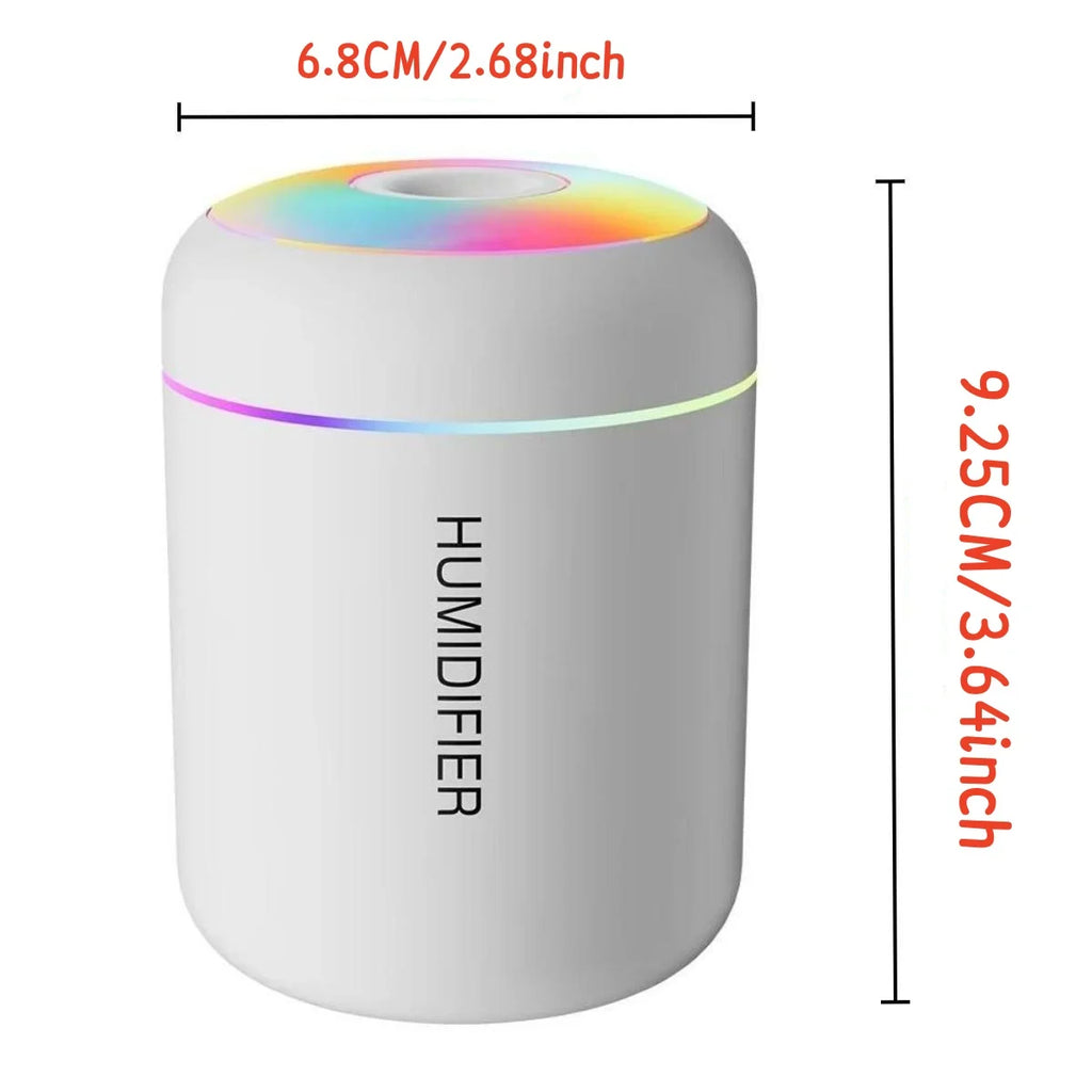Humidificateur Mini USB 180ml LED — Chambre & Voiture
