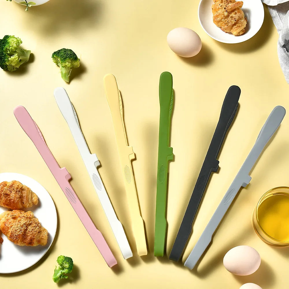 Pince Silicone Cuisine — Toast, Salades & Grillades