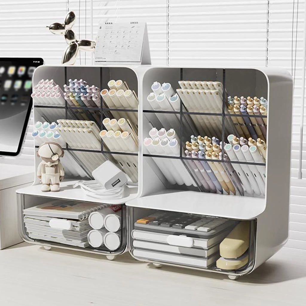Organisateur Bureau Acrylique Multi-niveaux Transparent
