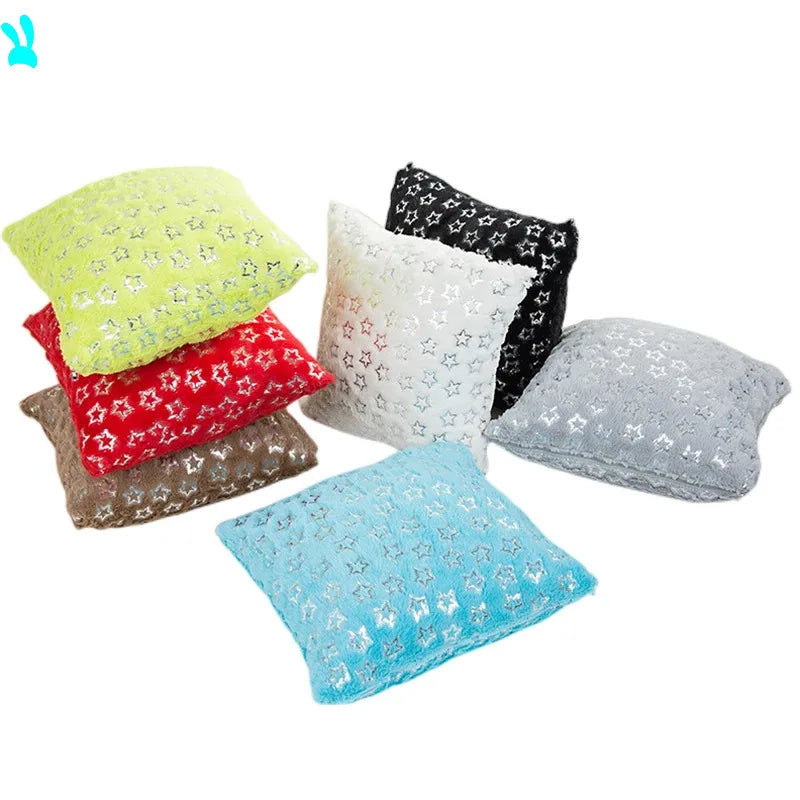 Housse de Coussin 43x43cm Imprimé Nordique Doré