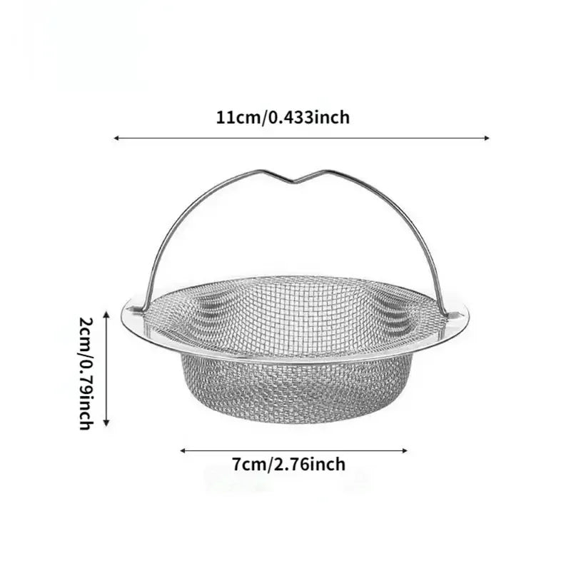 Filtre évier inox — Anti-bouchon cuisine & salle de bain