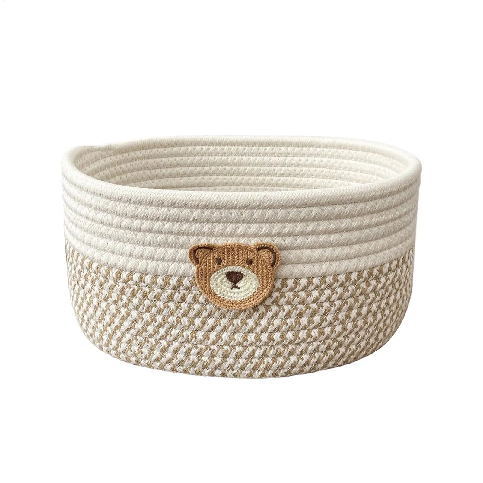 Panier Rangement Corde de Coton — Style Bohème