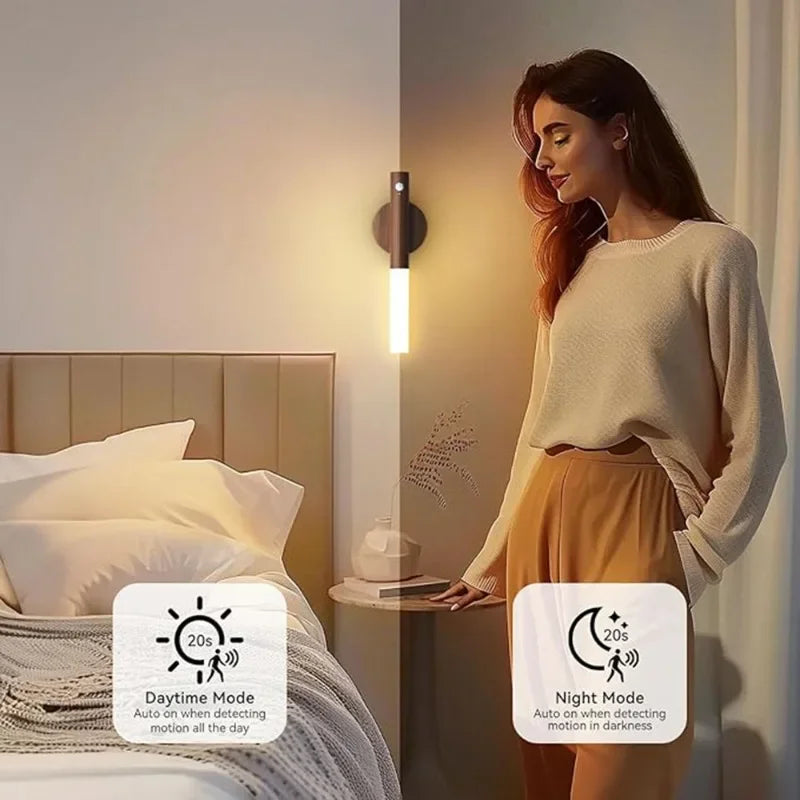 Veilleuse LED USB Rechargeable Magnétique Détecteur