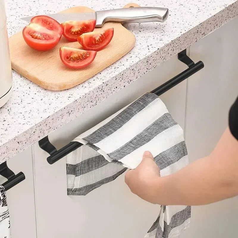 Porte-serviettes sur porte — Inox, sans perçage
