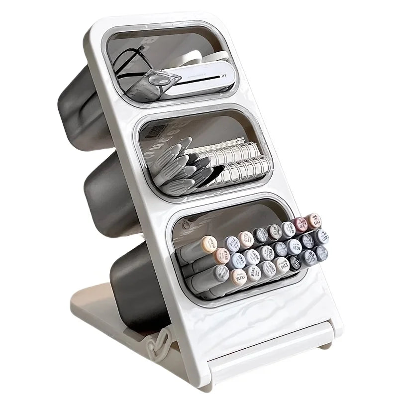 Organisateur Bureau Grand Format Blanc
