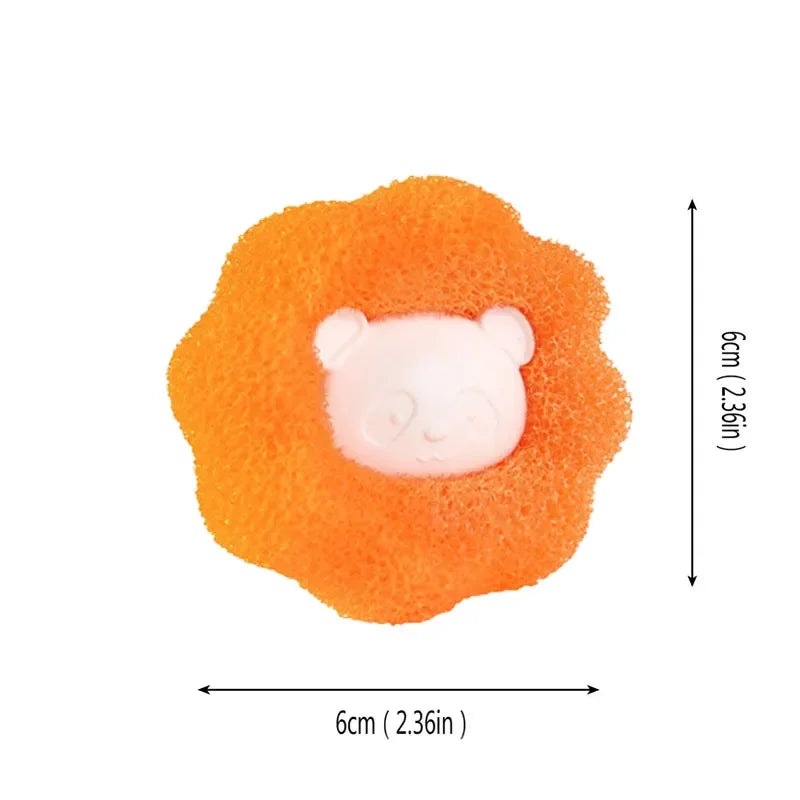 Boules attrape-poils machine à laver — Réutilisables, anti-peluches