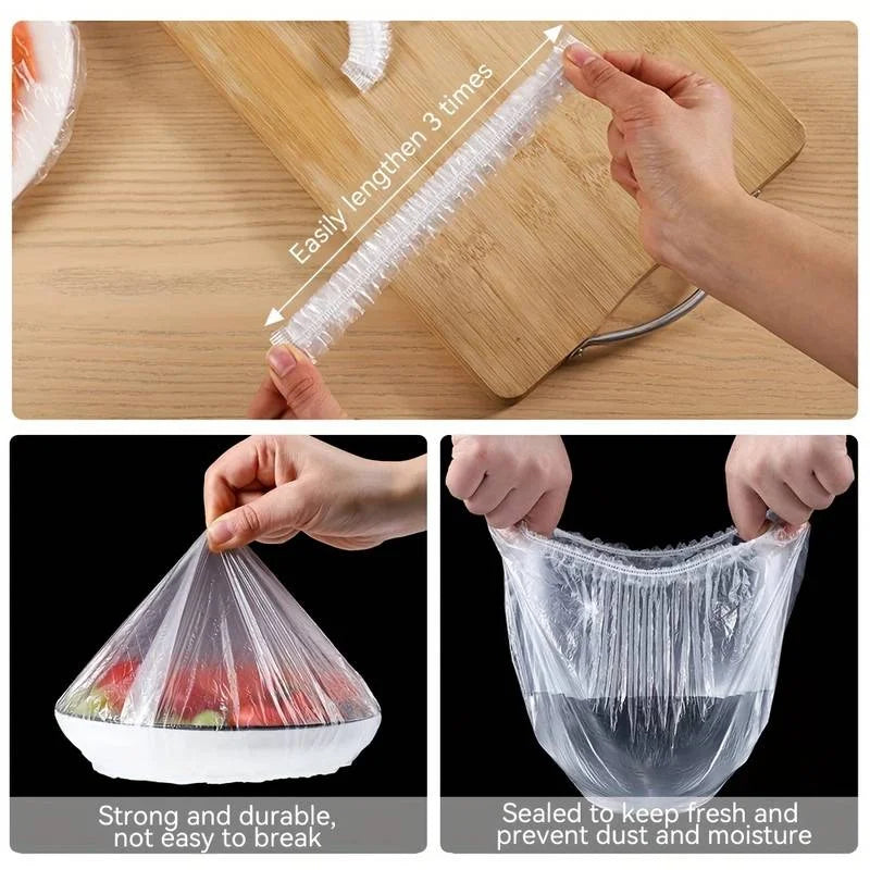 Couvercles Réutilisables Élastiques — Conservation Bols & Casseroles