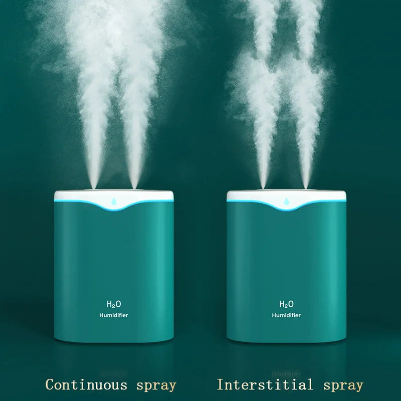 Humidificateur USB 2000ml Double Buse — Chambre & Bureau