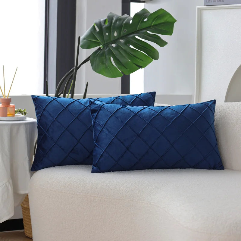 Housse de Coussin Velours 30x50cm — 6 Coloris