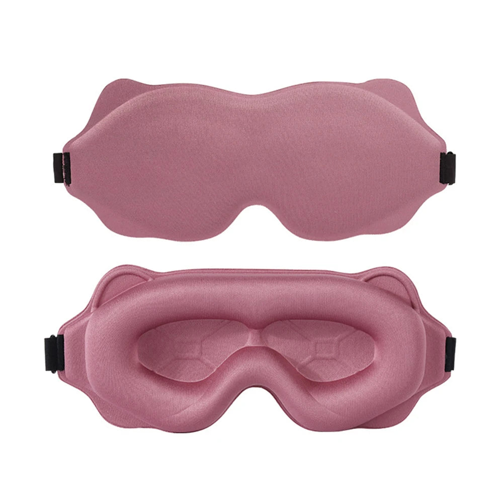 Masque de Nuit 3D Rembourré Anti-Lumière — 5 Coloris