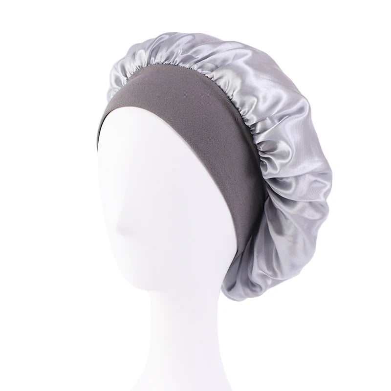 Bonnet de nuit en satin — Protection cheveux afro, tresses & locks