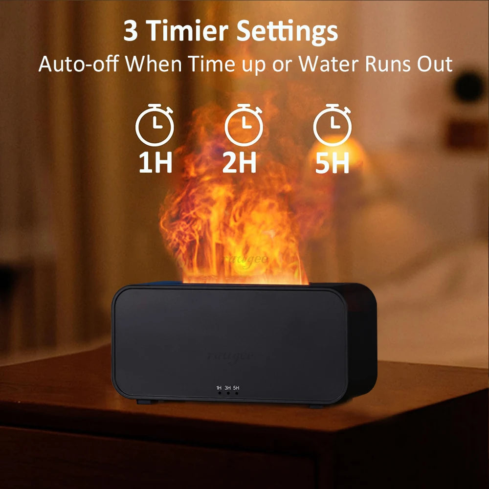 Humidificateur Mini Flamme LED — Diffuseur Arômes
