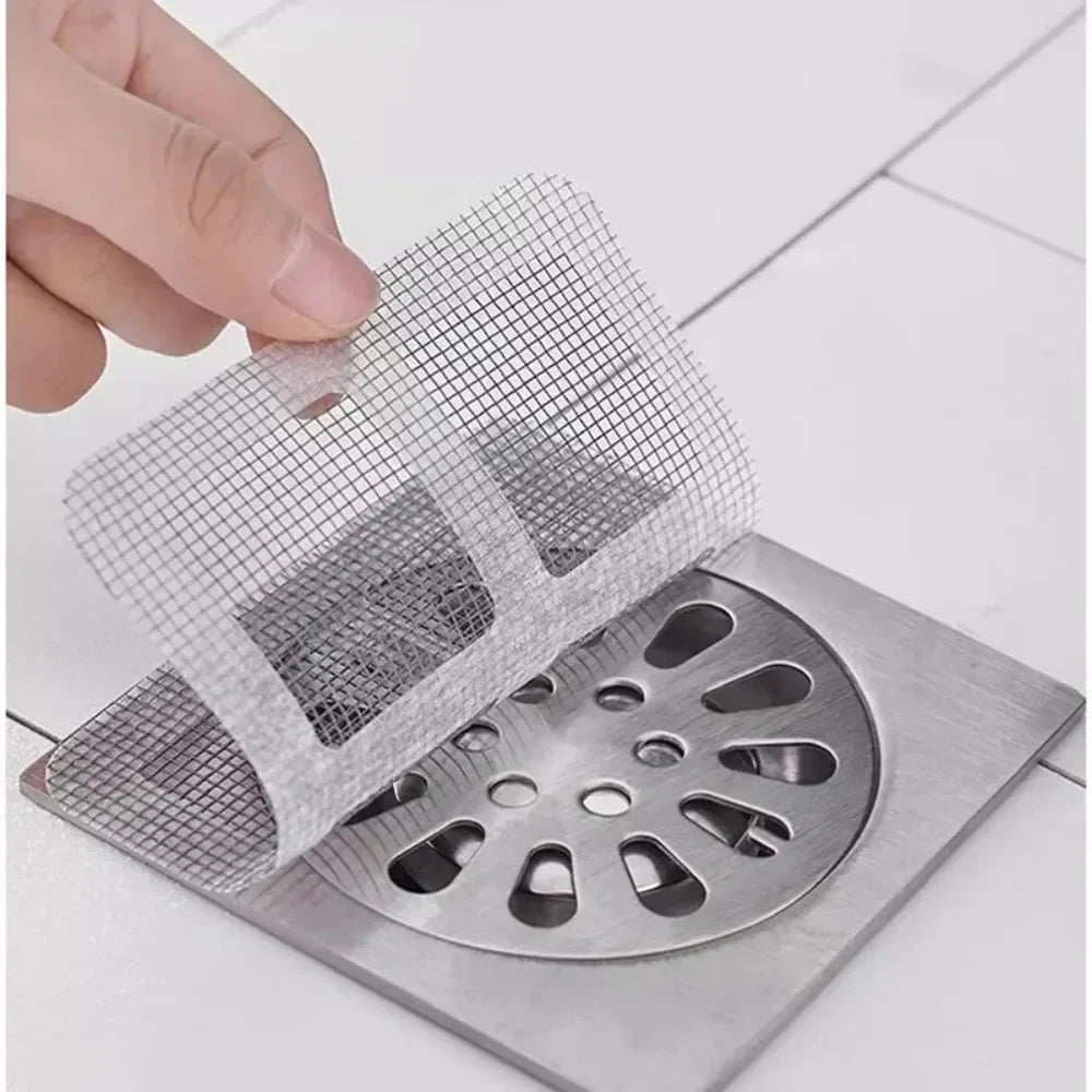 Filtres anti-cheveux douche jetables — Anti-bouchon, lot de 1 à 100