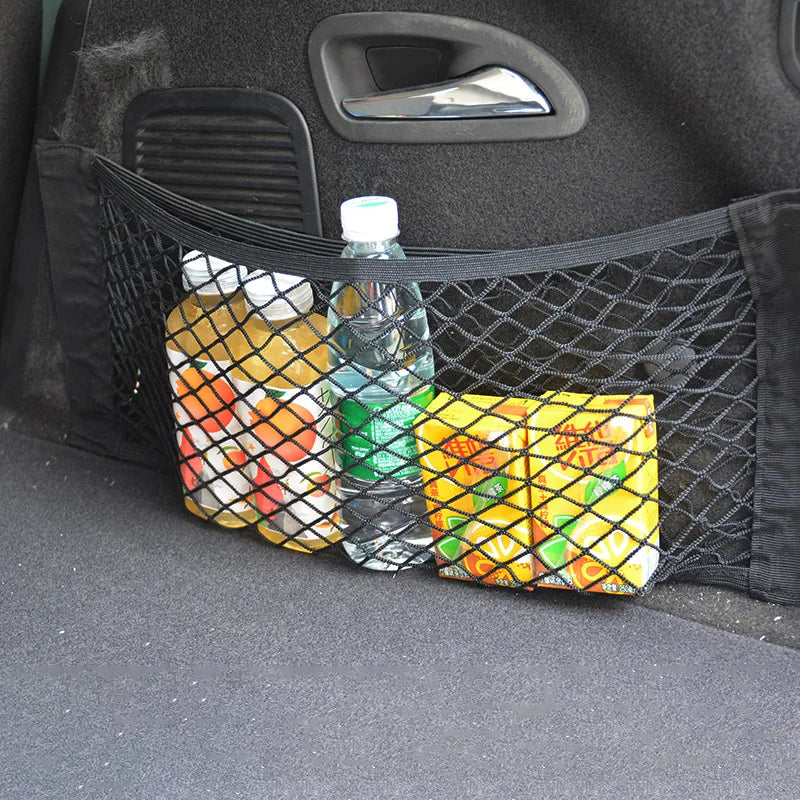 Filet de Rangement Élastique Coffre Voiture
