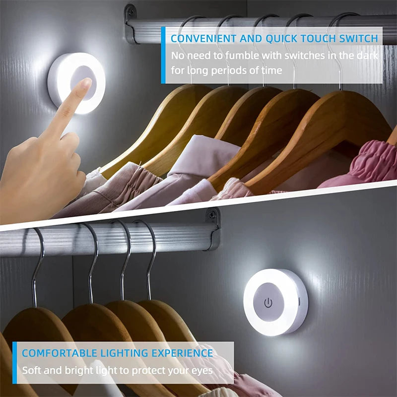 Veilleuse LED Tactile USB Rechargeable Magnétique