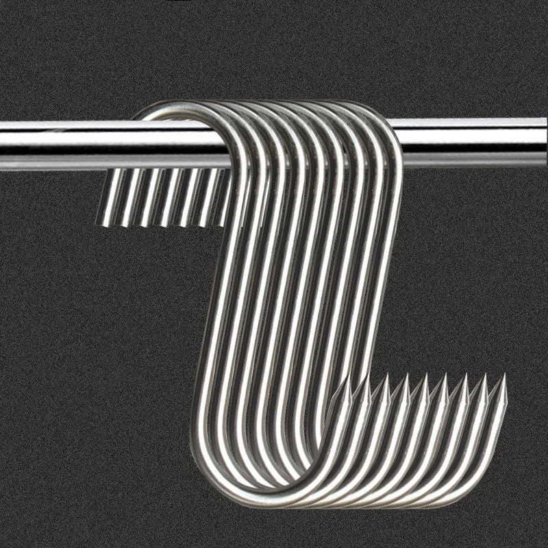 Crochets S inox x20 — Rangement cuisine et placard
