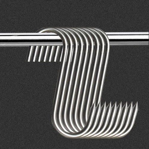 Crochets S inox x20 — Rangement cuisine et placard