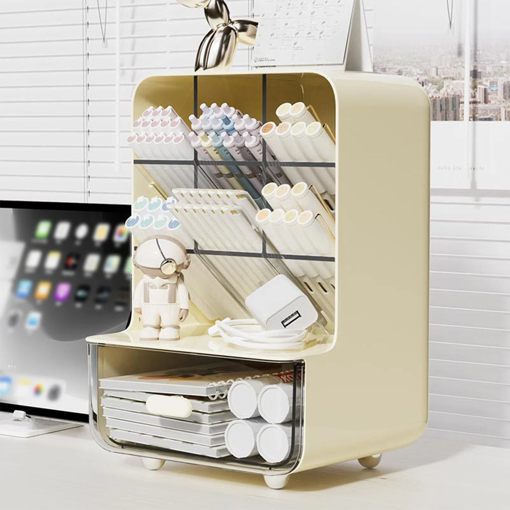 Organisateur Bureau Acrylique Multi-niveaux Transparent