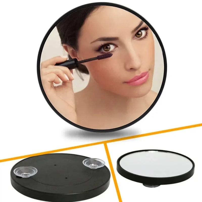 Miroir Grossissant Ventouse — 5X, 10X ou 15X, Grand Format