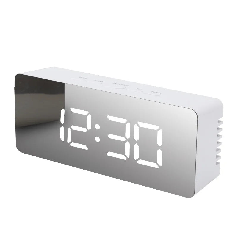 Réveil Digital LED Température — Chambre Bureau