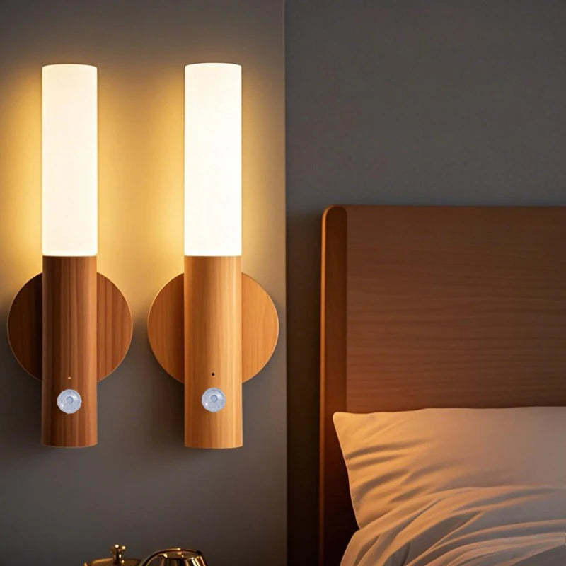 Veilleuse LED USB Rechargeable Magnétique Détecteur