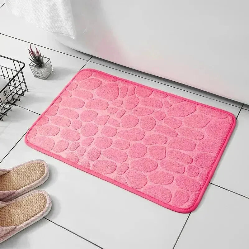 Tapis de bain antidérapant mousse — Doux, confortable & élégant