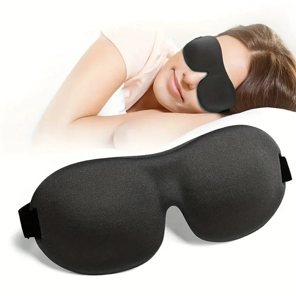 Masque de Nuit 3D Mousse Mémoire Anti-Lumière