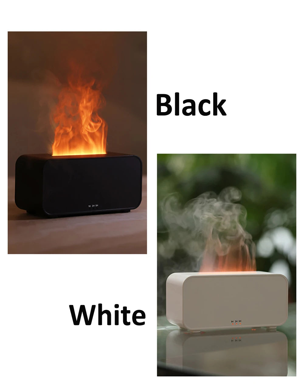 Humidificateur Mini Flamme LED — Diffuseur Arômes