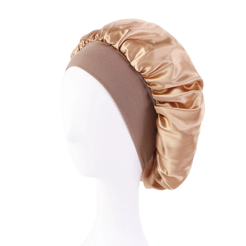 Bonnet de nuit en satin — Protection cheveux afro, tresses & locks
