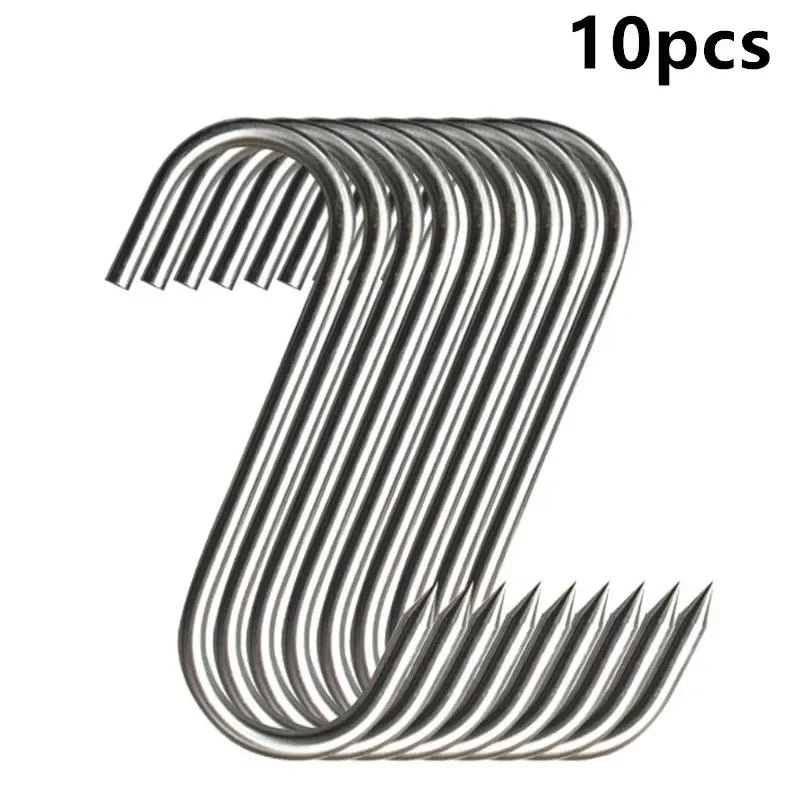 Crochets S inox x20 — Rangement cuisine et placard