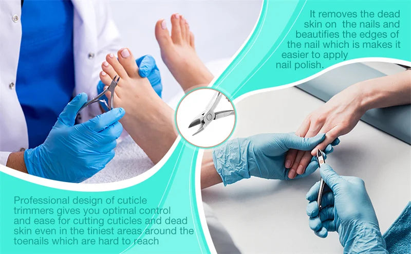 Pince Coupe-Cuticules Professionnelle — Inox, Manicure & Pédicure
