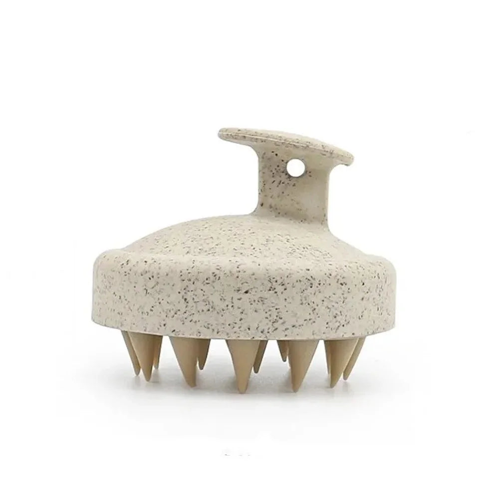 Brosse massante silicone — Cuir chevelu & corps, exfoliante