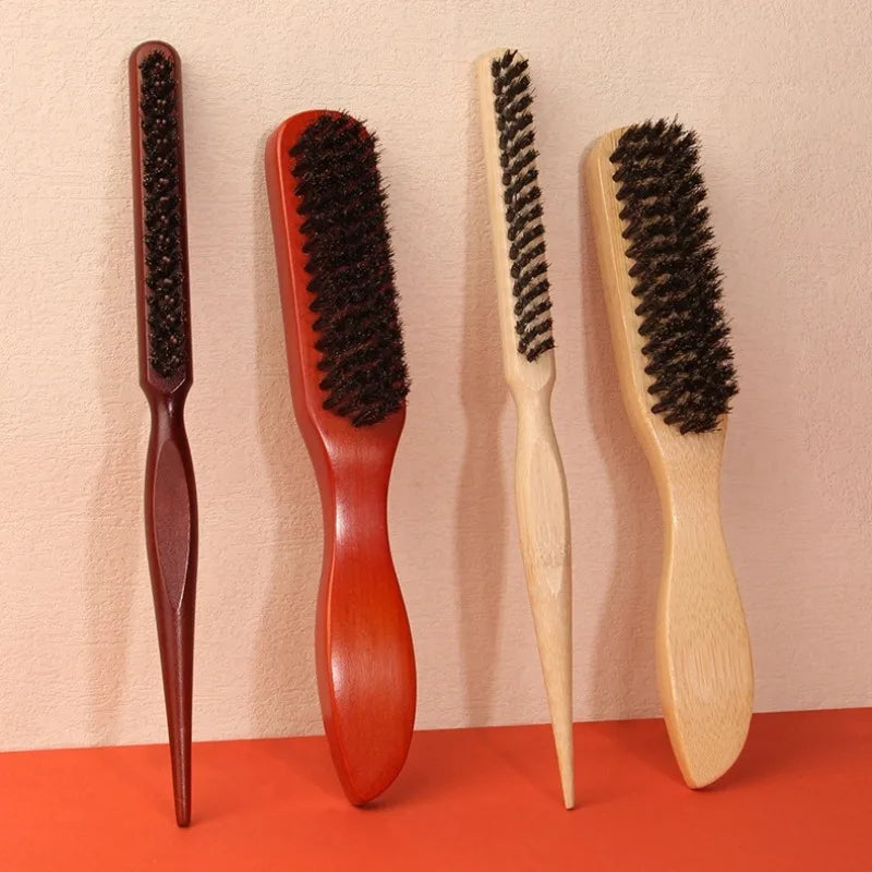 Set Brosse & Peigne Barbe Poils Naturels — Soin Barbe Homme