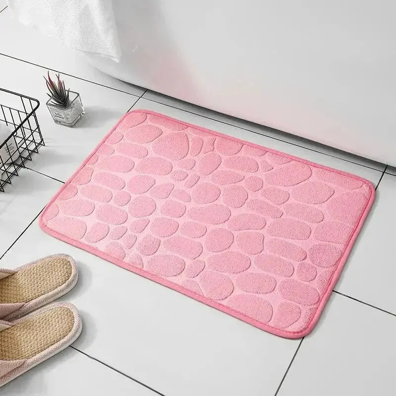 Tapis de bain antidérapant mousse — Doux, confortable & élégant