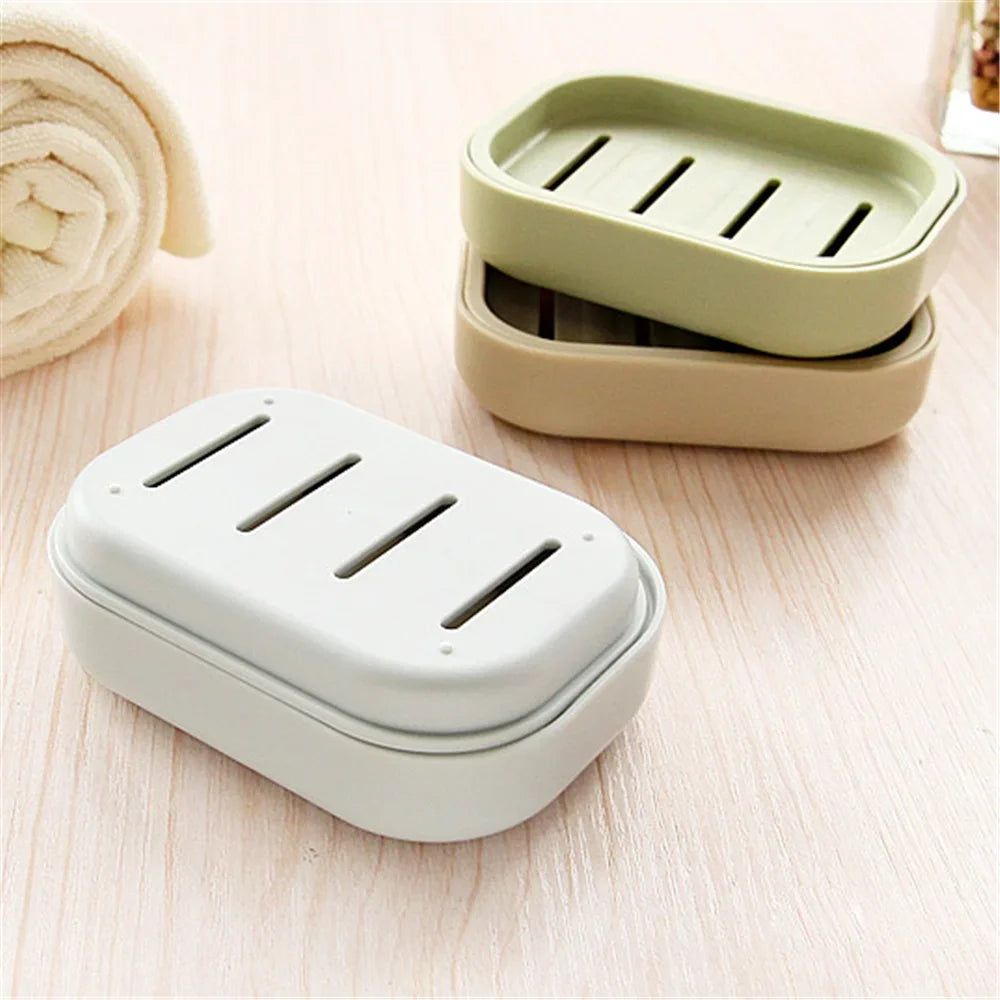Porte-Savon Plastique — Drainage, Rangement Salle de Bain