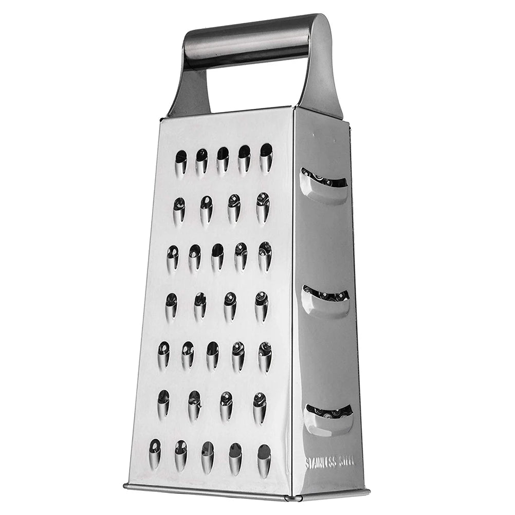 Râpe Cuisine 4 Faces Inox — Fromage, Légumes & Zestes