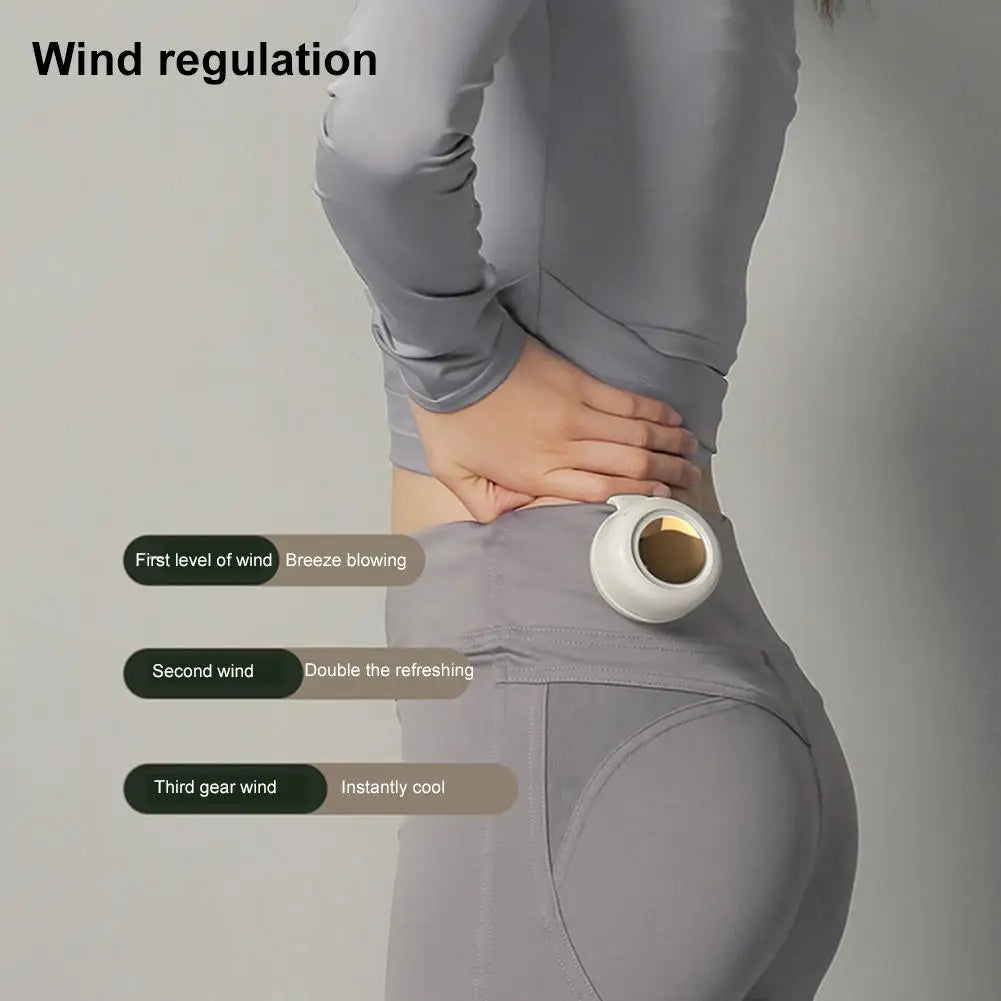Ventilateur Portable Sans Pales — Clip Ceinture & Cou, 3 Vitesses