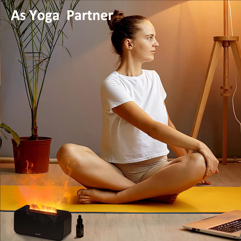Humidificateur Mini Flamme LED — Diffuseur Arômes
